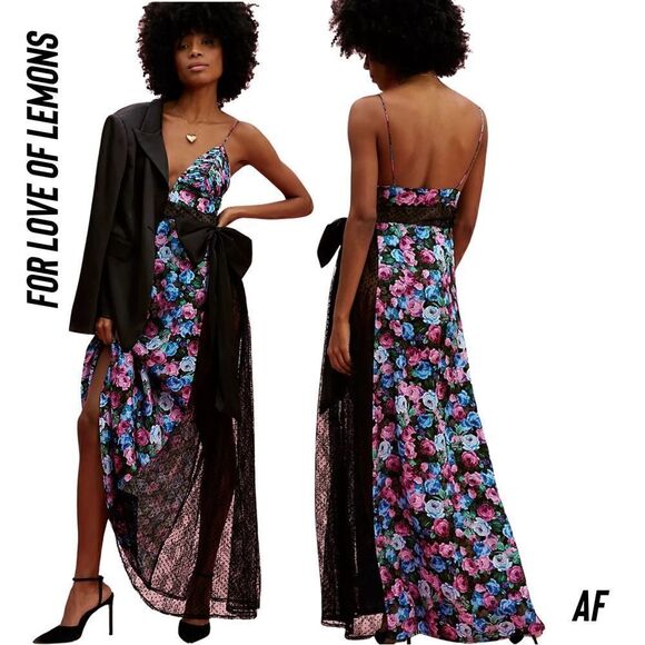 FOR LOVE AND LEMONS MARLEY MAXI DRESS NWT SMALL - Picture 1 of 7
